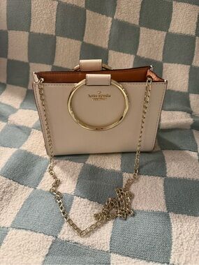 Kate Spade White Rock road Mini Sam Handle Bag with chain